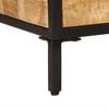 vidaXL Bed Cabinet with 2 Drawers 40x35x53 cm Solid Rough Wood Mango