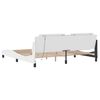 vidaXL Bed Frame with LED without Mattress "Zadar" White 193x203 cm