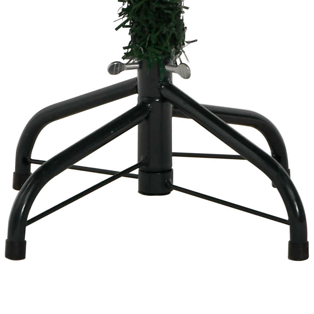 vidaXL Artificial Hinged Christmas Tree with Flocked Snow 150 cm