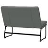 vidaXL Bench Dark Grey 100x75x76 cm Fabric