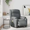 vidaXL Electric Massage Recliner Chair Grey Faux Leather