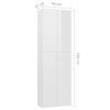 vidaXL Office Cabinet High Gloss White 60x32x190 cm Engineered Wood