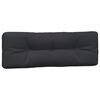 vidaXL Pallet Cushions 3 pcs Black Fabric