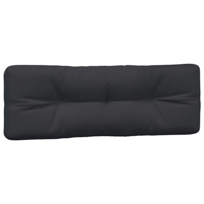 vidaXL Pallet Cushions 3 pcs Black Fabric