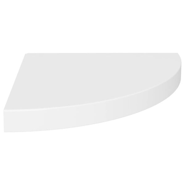 vidaXL Floating Corner Shelves 2 pcs White 35x35x3.8 cm MDF