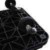 vidaXL Transport Trolleys 5 pcs Black 58x38x12 cm Polypropylene