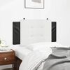 vidaXL Headboard Cushion "Zadar" Black and White 100 cm Faux Leather