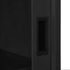 vidaXL Sliding Door Cabinet Anthracite 90x40x90 cm Steel