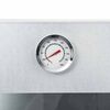 vidaXL BBQ Oven Smoker with Wood Chips 44.5x29x110 cm Galvanised steel
