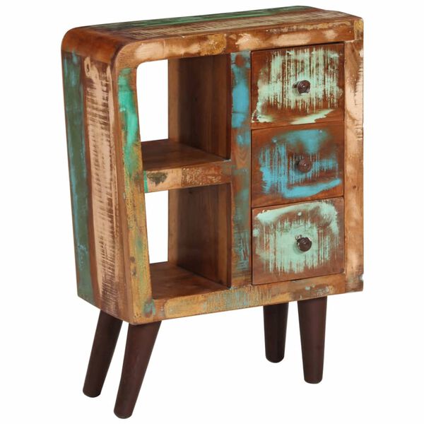 vidaXL Sideboard 55x30x80 cm Solid Wood Reclaimed