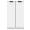 vidaXL Shoe Cabinet White 59x35x100.5 cm Engineered Wood