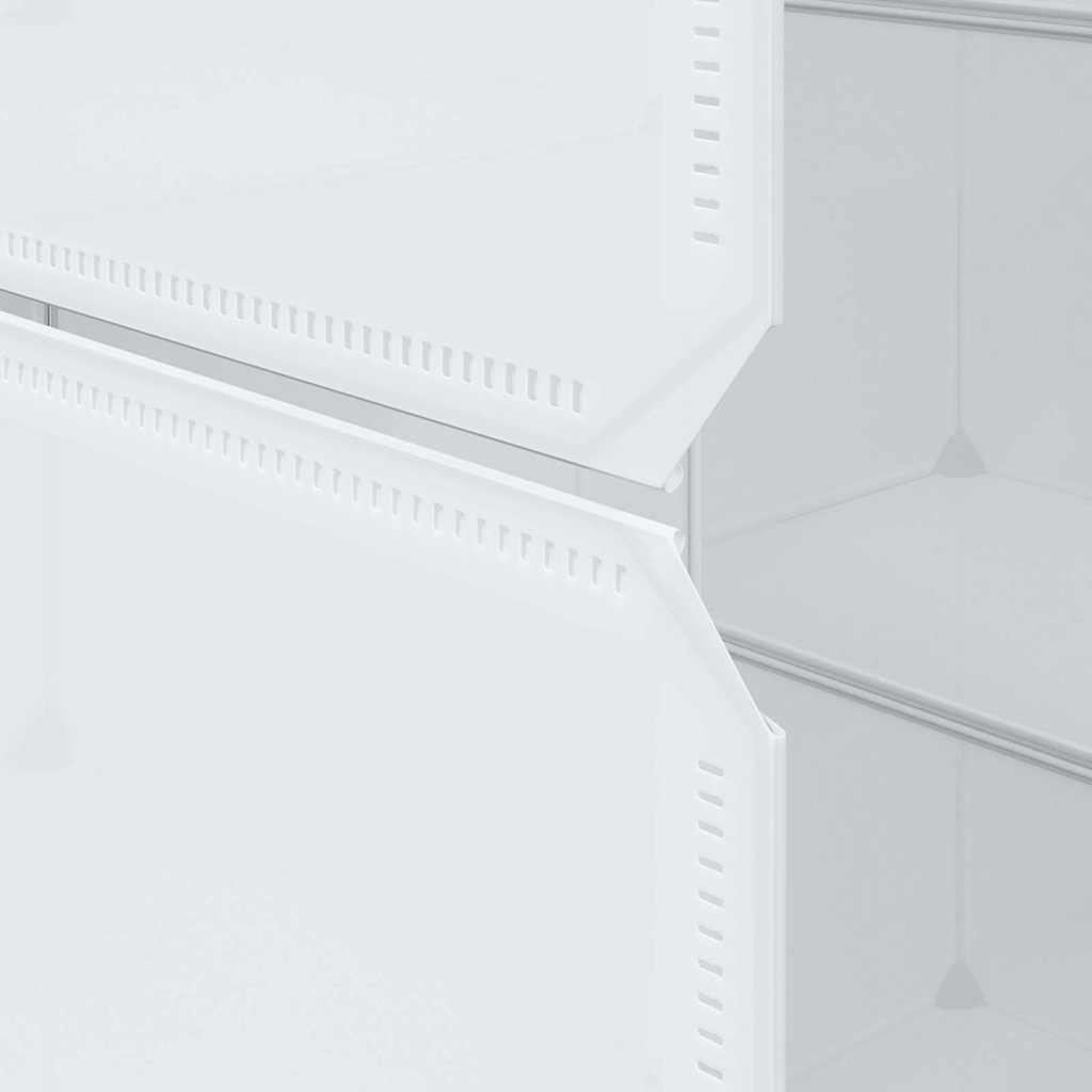 vidaXL Modular Cabinet with 9 Compartments 109x36.5x143 cm White