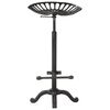 vidaXL Bar Stool Black Cast Iron