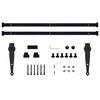 vidaXL Mini Sliding Cabinet Door Kit Carbon Steel 183 cm