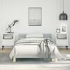 vidaXL Bed Frame without Mattress Light Grey Twin XL Fabric