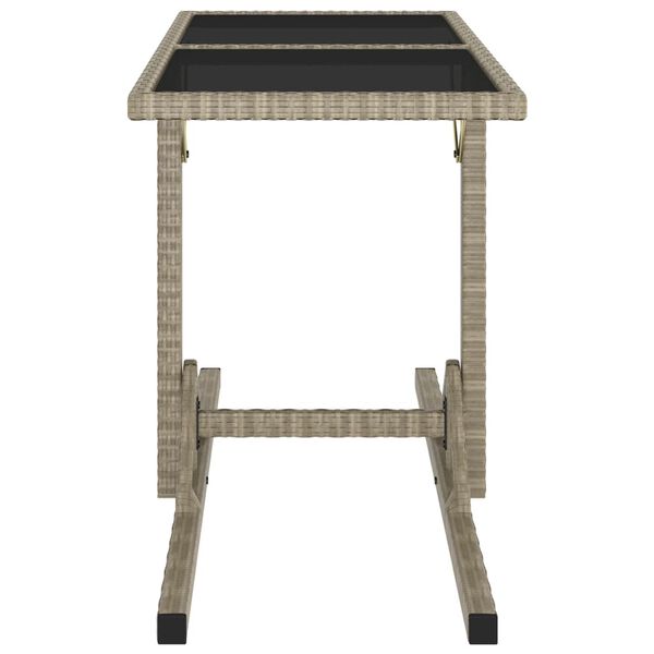 vidaXL 3 Piece Garden Dining Set Black