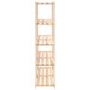 vidaXL 5-Tier Storage Rack 170x38x170 cm Solid Pinewood 500 kg