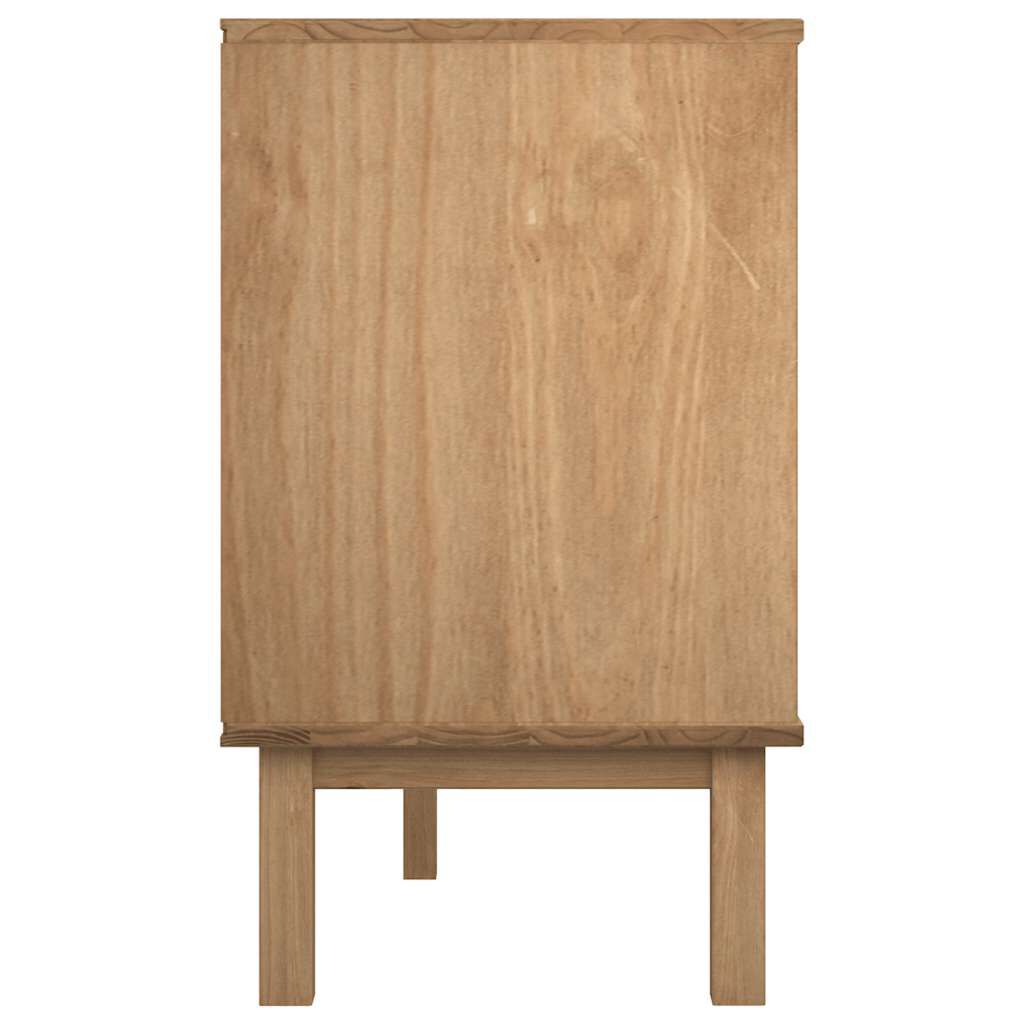 vidaXL Drawer Cabinet OTTA 111x43x73.5cm Solid Wood Pine