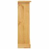 vidaXL 3-Tier Bookcase Mexican Pine Corona Range 80x29x100 cm