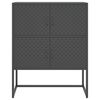 vidaXL Highboard Anthracite 80x35x100 cm Steel