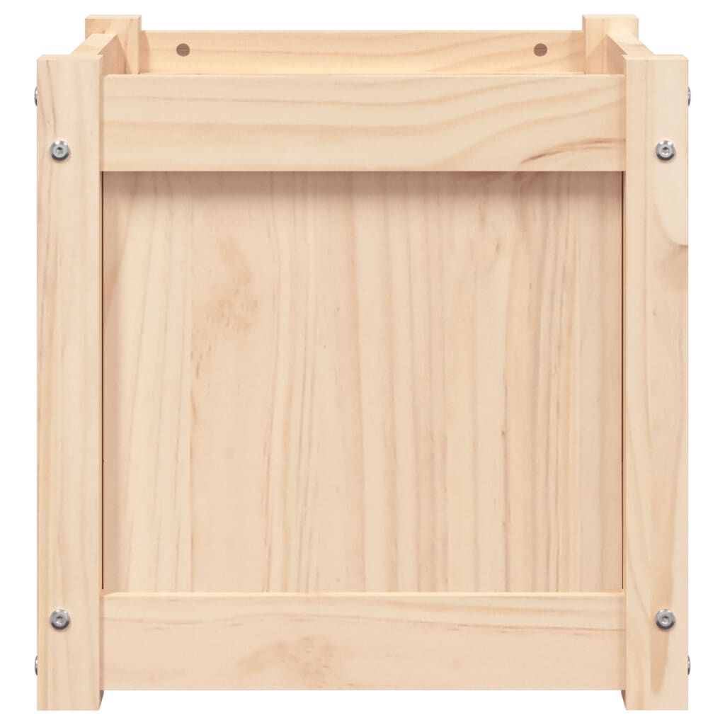 vidaXL Garden Planter 40x40x40 cm Solid Wood Pine