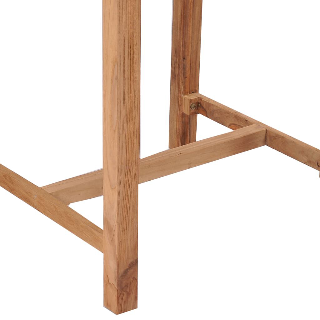 vidaXL Garden Bar Table 60x60x105 cm Solid Teak Wood