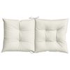 vidaXL Lowback Chair Cushions 4 pcs Melange Cream 100x50x7 cm Fabric