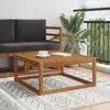 vidaXL Outdoor Middle Sofa Solid Acacia Wood Natural