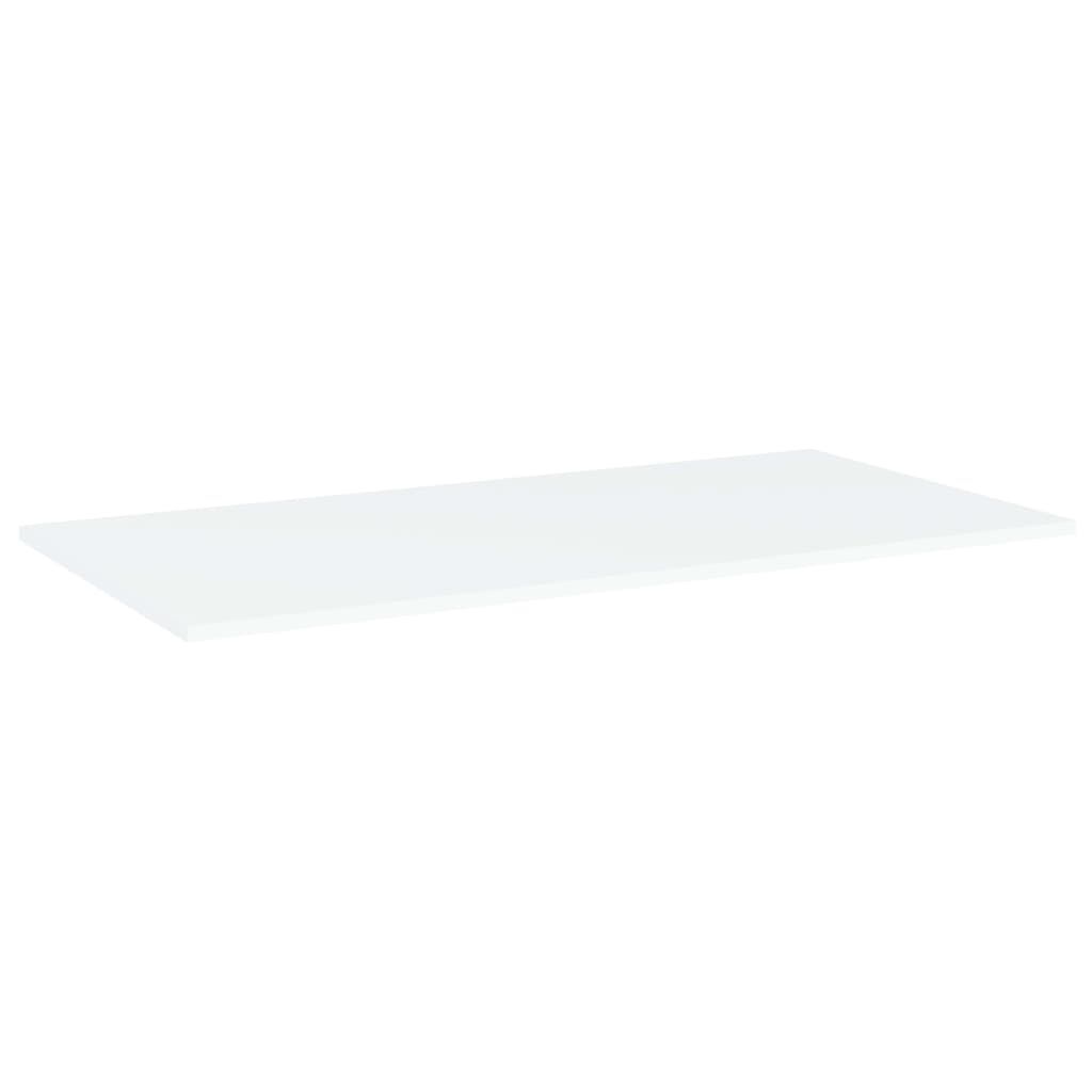 vidaXL Bookshelf Boards 8 pcs White 80x30x1.5 cm Engineered Wood