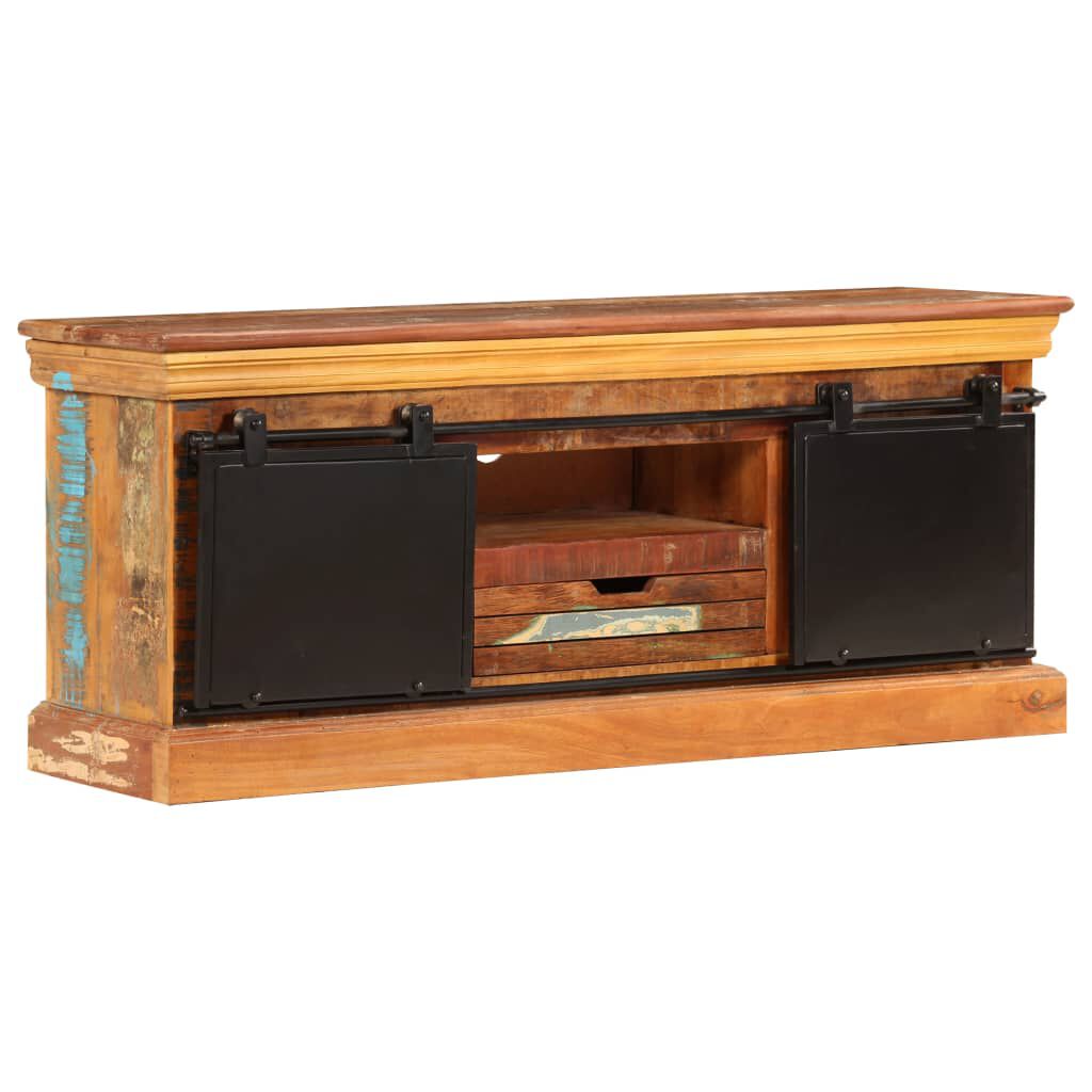 vidaXL TV Cabinet 110x30x45 cm Solid Reclaimed Wood