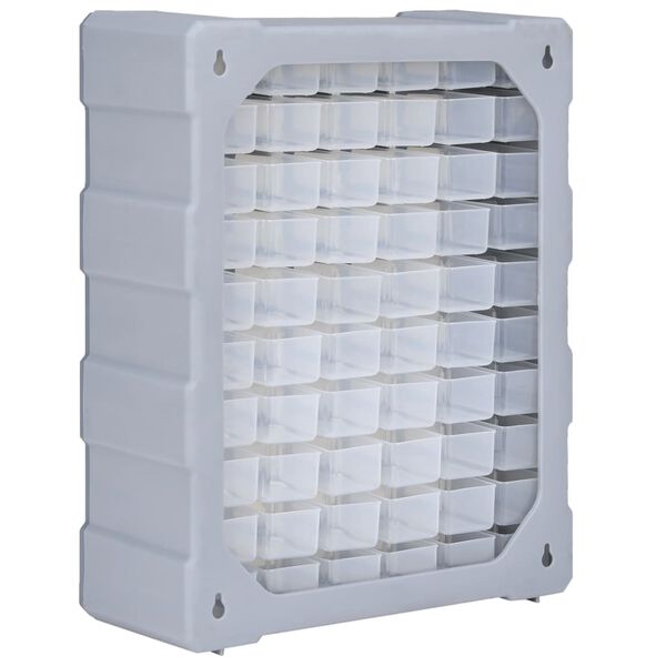 vidaXL Multi-drawer Organiser with 60 Drawers 38x16x47.5 cm