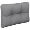 vidaXL Pallet Cushions 2 pcs Grey Fabric