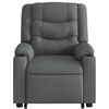 vidaXL Electric Stand up Massage Recliner Chair Dark Grey Fabric