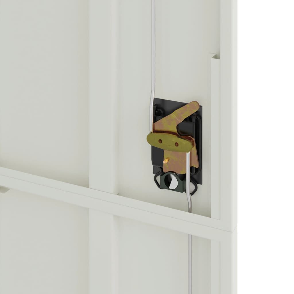 vidaXL File Cabinet Light Grey 90x40x200 cm Steel
