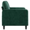 vidaXL 2-Seater Sofa Dark Green 120 cm Velvet