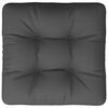 vidaXL Pallet Cushion Anthracite 60x60x12 cm Fabric