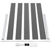 vidaXL Garden Fence WPC 180x105 cm Grey