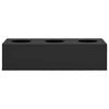 vidaXL Office Flower Box Anthracite 90x40x23 cm Steel