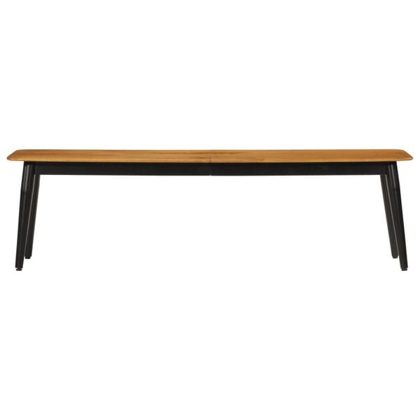 vidaXL Bench 160x40x45 cm Solid Wood Mango and Iron