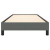 vidaXL Bed Frame without Mattress Dark Grey 100x203 cm Twin XL Fabric