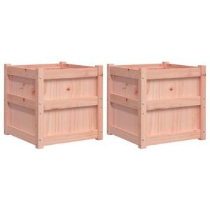 vidaXL Garden Planters 2 pcs Solid Wood Douglas