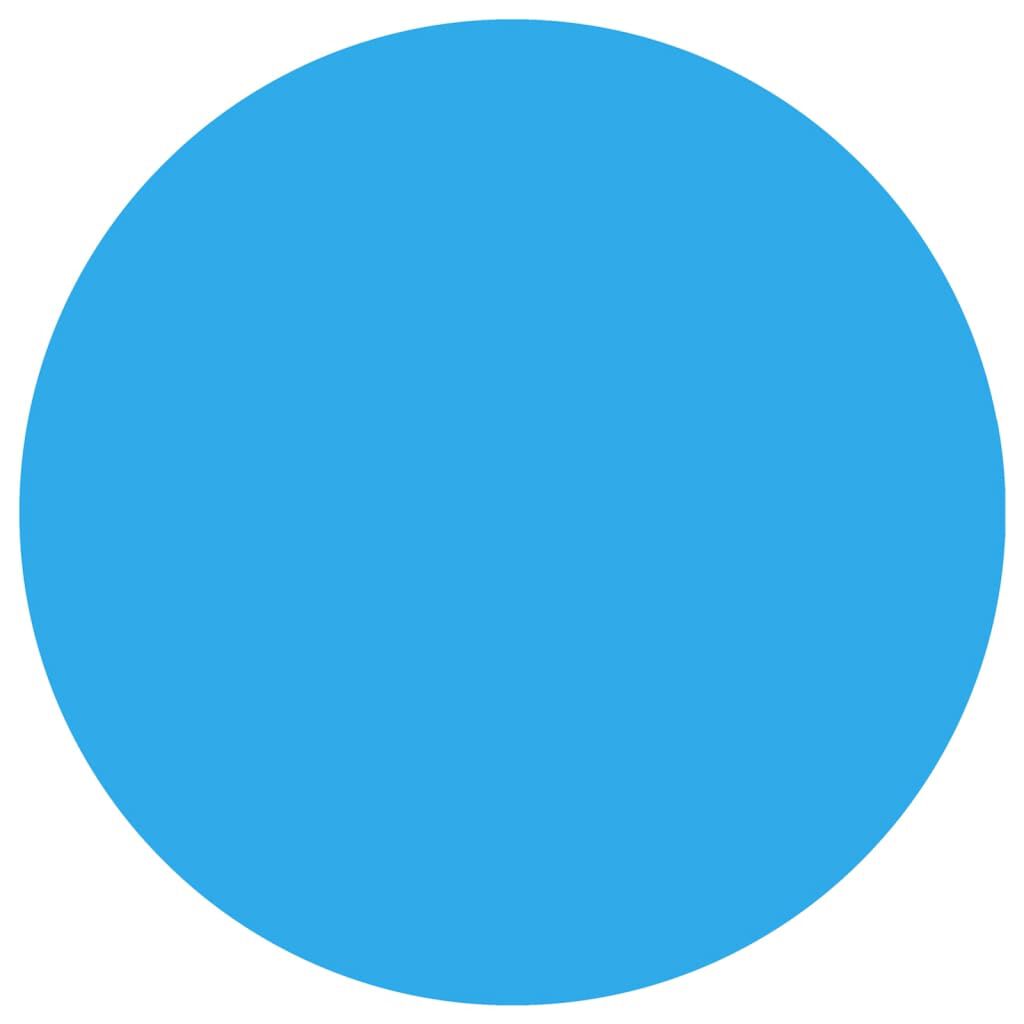vidaXL Pool Cover Blue 210 cm PE