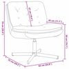 vidaXL Swivel Relaxing Chair Manual Dark grey 63 x 75 x 76 cm Velvet