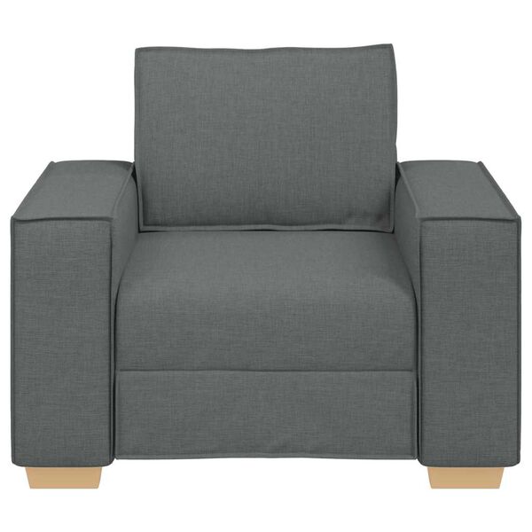 vidaXL Sofa Chair Dark Grey 100x78x84 cm Fabric