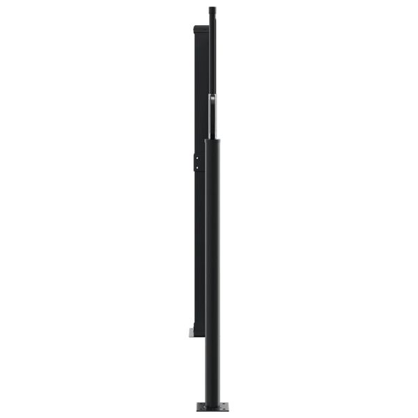 vidaXL Retractable Side Awning Anthracite 140x1200 cm