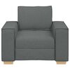 vidaXL Sofa Chair Dark Grey 100x78x84 cm Fabric