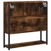 vidaXL Bathroom Mirror Cabinet Smoked Oak 60x16x60 cm Engineered Wood