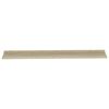 vidaXL Wall Shelves 4 pcs Sonoma Oak 115x9x3 cm