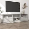 vidaXL TV Cabinet Concrete Grey 150x33.5x45 cm Engineered Wood