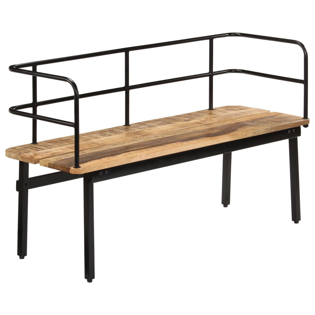 vidaXL Bench 120x40x70 cm Solid Mango Wood